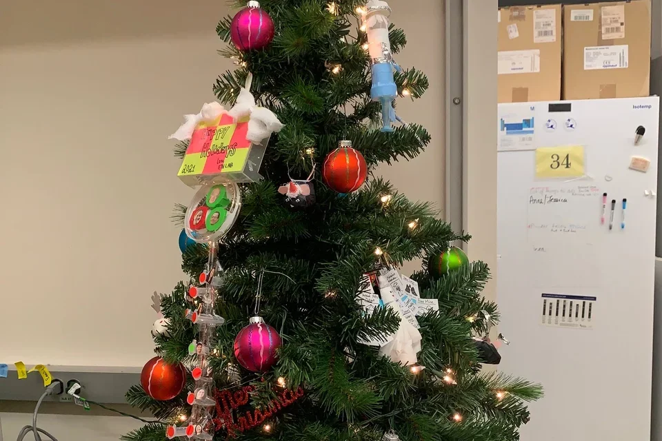 Lab Christmas Tree