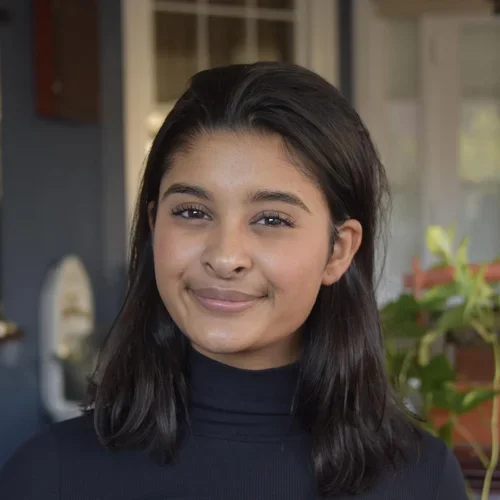 Manasvi Paudel outside
