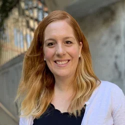 Leslie Sedgeman standing outside