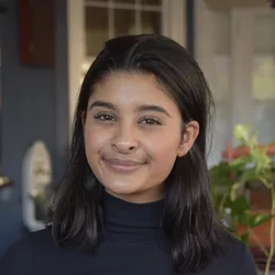 Manasvi Paudel outside