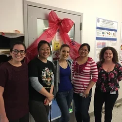 Group at the grand opening of the Tissue Culture suite