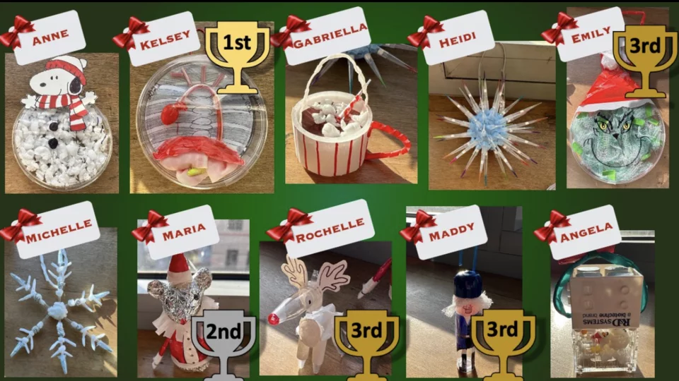 Entries and winners for the deck the lab contest