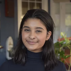 Manasvi Paudel outside