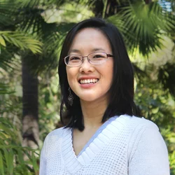 Jenny Link standing outside by trees