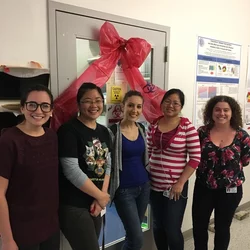 Group at the grand opening of the Tissue Culture suite